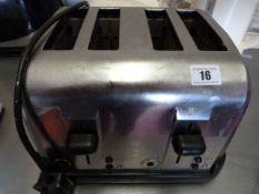 Stainless Steel 4 Slice Toaster