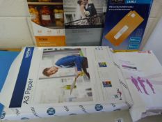 Quantity of A3 & A4 Paper - Labels etc