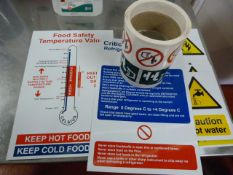 Assorted Warning tapes & Signage