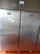 Foster Stainless Steel Double Door Refrigerator