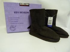 *Kirklands Signature Ugg Style Chocolate Sheepskin Boot - Size 13