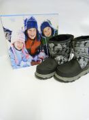 *Pair of Khombu Kids Boots Black Camo - Size 12M