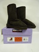 *Kirklands Signature Brown Sheepskin Ugg Style Boot - Size 12
