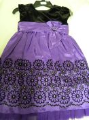 *Jona Michelle 2 Piece Childrens Dress with Diaper Cover - Size 4 Years