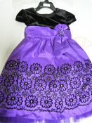 *Jona Michelle 2 Piece Childrens Dress with Diaper Cover - Size 3 Years