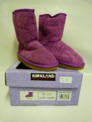 *Kirklands Signature Ugg Style Black Sheepskin Boot - Size 3