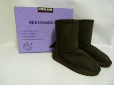*Kirklands Signature Brown Sheepskin Ugg Style Boot - Size 12