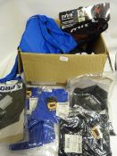 *Box of New Sports Shirts, Shorts etc