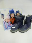 *Khombu Kids Boots Navy - Size 1M