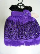 *Jona Michelle 2 Piece Childrens Dress with Diaper Cover - Size 12 Months