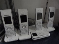 *Panasonic Cordless Telephone System with Answer Phone - White