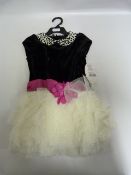 *Jona Michelle 2 Piece Party Dress with Diaper Cover - Size 3 Years
