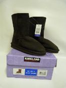 *Kirklands Signature Ugg Style Chocolate Sheepskin Boot - Size 13
