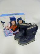 *Pair of Khombu Kids Boots Navy - Size 13M