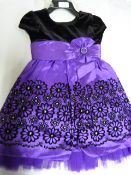 *Jona Michelle 2 Piece Childrens Dress with Diaper Cover - Size 2 Years