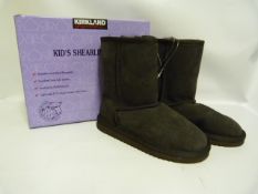 *Kirklands Signature Ugg Style Chocolate Sheepskin Boot - Size 2
