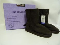 *Kirklands Signature Ugg Style Chocolate Sheepskin Boot - Size 13