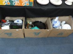 3 Boxes of China & Glassware