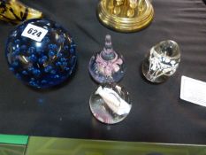 4 Caithness & Other Paperweights