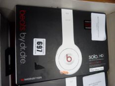 *BEATS SOLO H/PHONES WHITE
