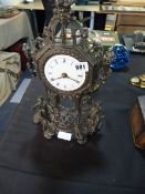 Ornate Mantel Clock