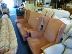 Pink Dralon 3 Piece Suite