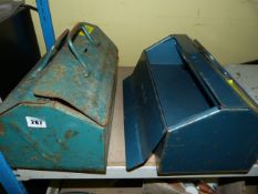 Blue Tool Box Containing Quantity of Opened Ended Ring Spanners and a Tool Box Containing Assorted