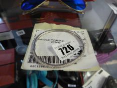 *RHODIUM PLATED STERLING Silver Braclelet