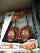 Pair of Disney Pixar Cars Walkie Talkies