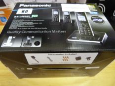 *PANASONIC TRIPLE TG8563EB 3 Piece Cordless Telephone Set