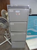 *Bisley 4 Drawer Foolscap Filing Cabinet - Grey