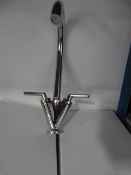 *Chrome Swan Neck Tap