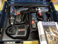 *BOSCH 36V BRUSHLESS Cordless Drill with Charger - Battery & Carry Case