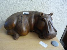 Tureen Figurine of a Hippo