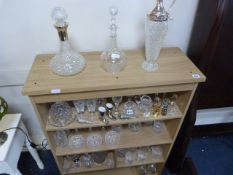 Large Quantity of Cut Glass Items to Include Decanters - Glasses - Bowls etc