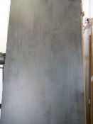 2.4m Length of Breakfast Bar Work Surface in Grey Slate Finish