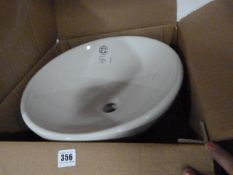 *White Counter Top Wash Hand Basin