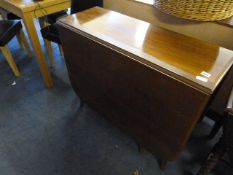Mahogany Drop Leaf Dining Table