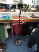 Mahogany Art Deco Plant Stand