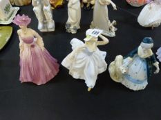 3 Coalport Figurines