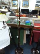 Art Deco Mahogany Standard Lamp