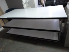Fabric Cutting Table with 2 Under Shelves & Measures