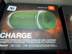 *JBL CHARGE W/LESS SPK GRN
