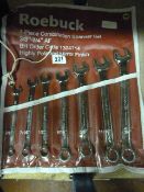 7 Piece Combination Spanner Set