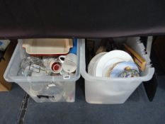 2 Boxes of China & Glassware