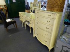 4 Piece Cream Bedroom Suite