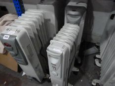 4 Oil Filled Radiators