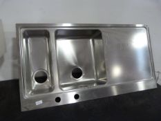 Bowl & Half Stainless Steel Sink