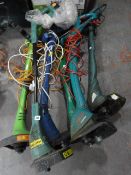 6 Assorted Electric Strimmers