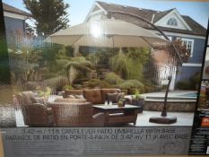*11ft Cantilever Patio Umbrella with Base